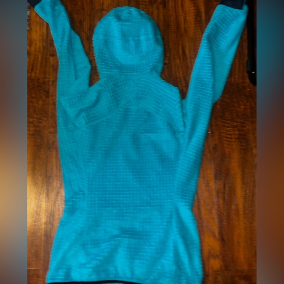 Patagonia Excellent Teal Blue color- block fleece WARMTH full zip jacket - Picture 14 of 14